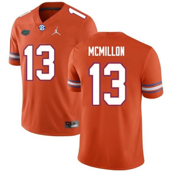 Men's Florida Gators #13 Donovan McMillon NCAA Nike Orange Authentic Stitched College Football Jersey FHU1662IX